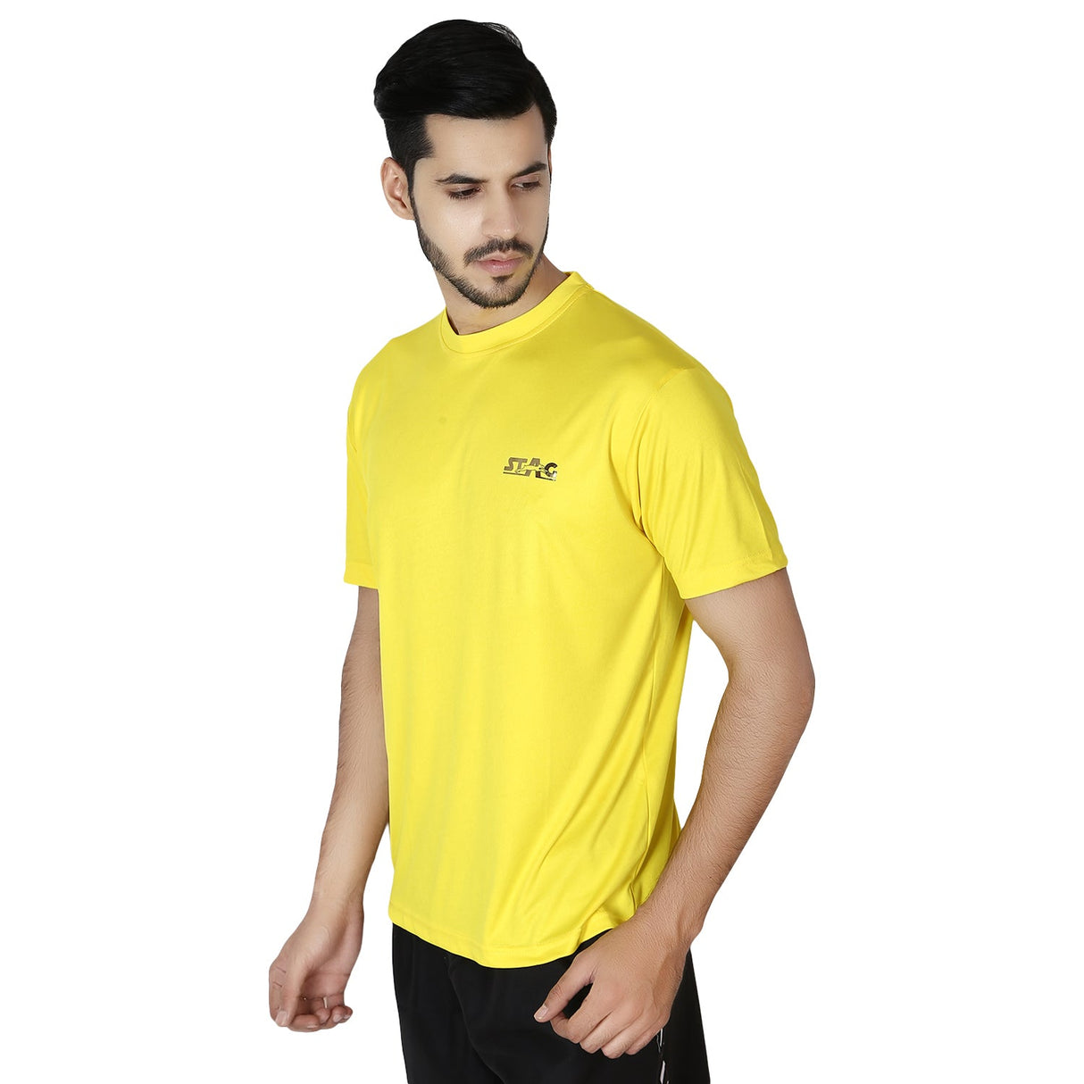 STAG GLOBAL Training Round Neck  T-shirt |  Breathable | Sweat-Wicking | Lightweight Fabric