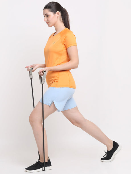 Invincible Women’s Gym Yoga Solid Tee | K.L. Mahajan & Sons (Invincible)