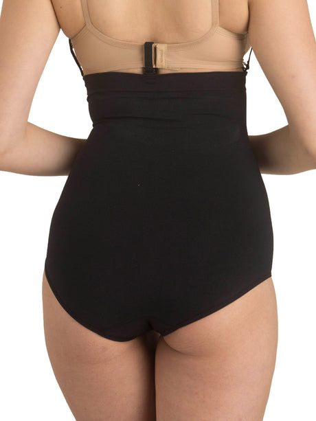 Glow High Waist Shaper Brief Black | Omtex