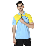 STAG GLOBAL  Spin Men's Polo Sports T-Shirt | Athletic Fit | Breathable Performance Wear