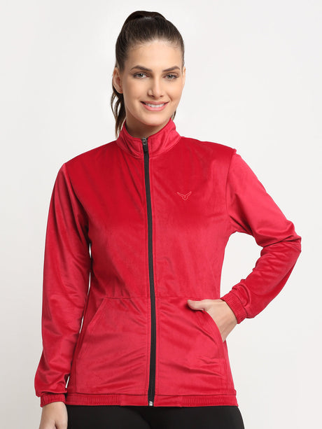 Invincible Women's Velour Full Zip Jacket | K.L. Mahajan & Sons (Invincible)