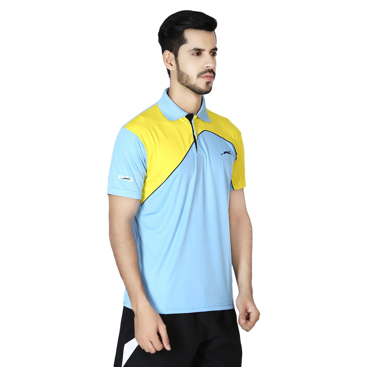 STAG GLOBAL  Spin Men's Polo Sports T-Shirt | Athletic Fit | Breathable Performance Wear