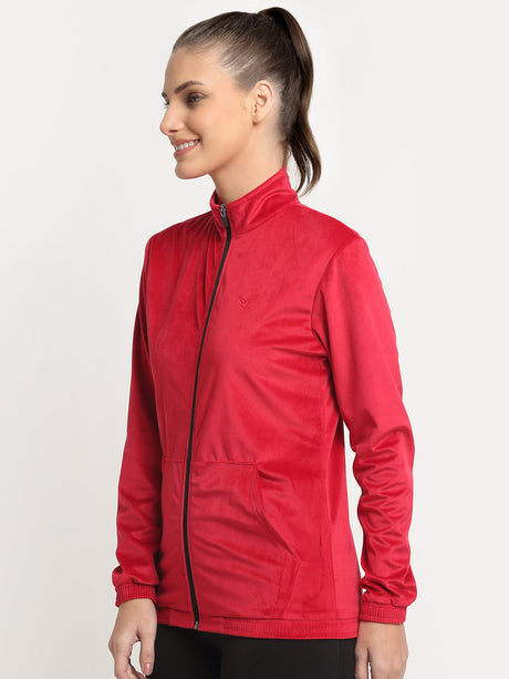 Invincible Women's Velour Full Zip Jacket | K.L. Mahajan & Sons (Invincible)
