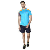 STAG GLOBAL Bright Men's Athletic Fit Polo T-Shirt | Solid Sportswear for Active & Casual Use