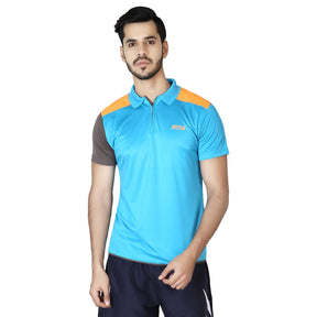 STAG GLOBAL Bright Men's Athletic Fit Polo T-Shirt | Solid Sportswear for Active & Casual Use