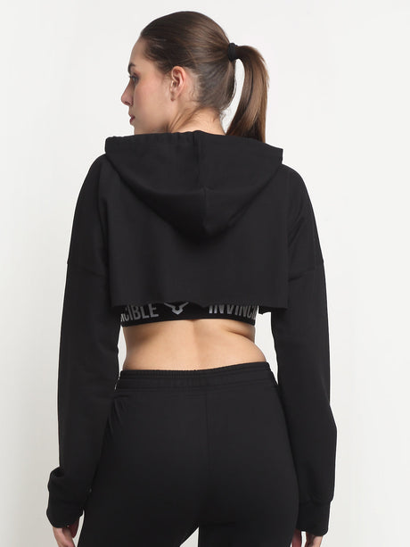 Invincible Women's Crop Hoody | K.L. Mahajan & Sons (Invincible)