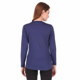 Push The Limits Tshirt For Women FS (Blue Blood)