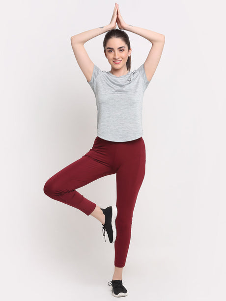 Invincible Women's Fitness Jacquard Tee | K.L. Mahajan & Sons (Invincible)
