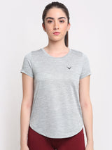 Invincible Women's Fitness Jacquard Tee