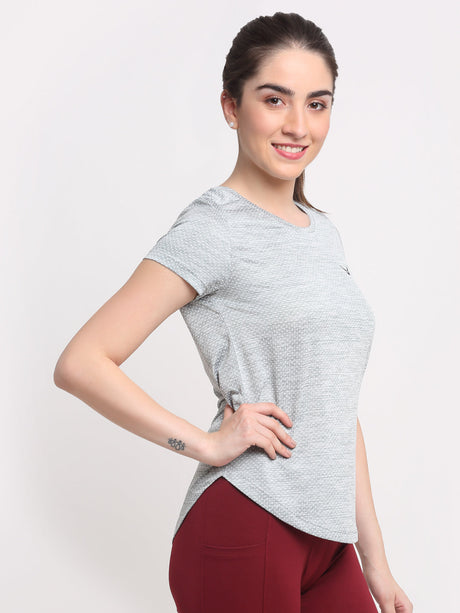 Invincible Women's Fitness Jacquard Tee | K.L. Mahajan & Sons (Invincible)