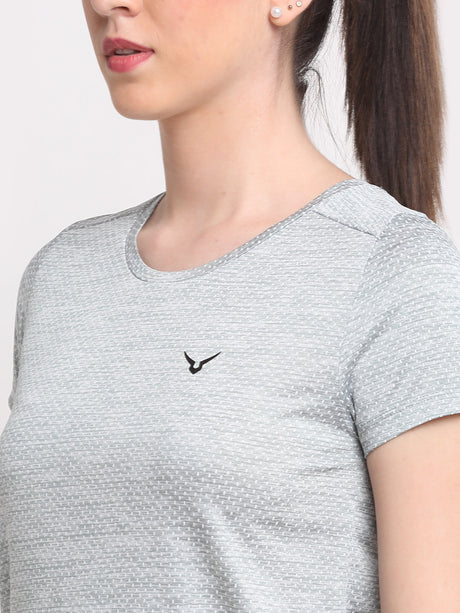 Invincible Women's Fitness Jacquard Tee | K.L. Mahajan & Sons (Invincible)