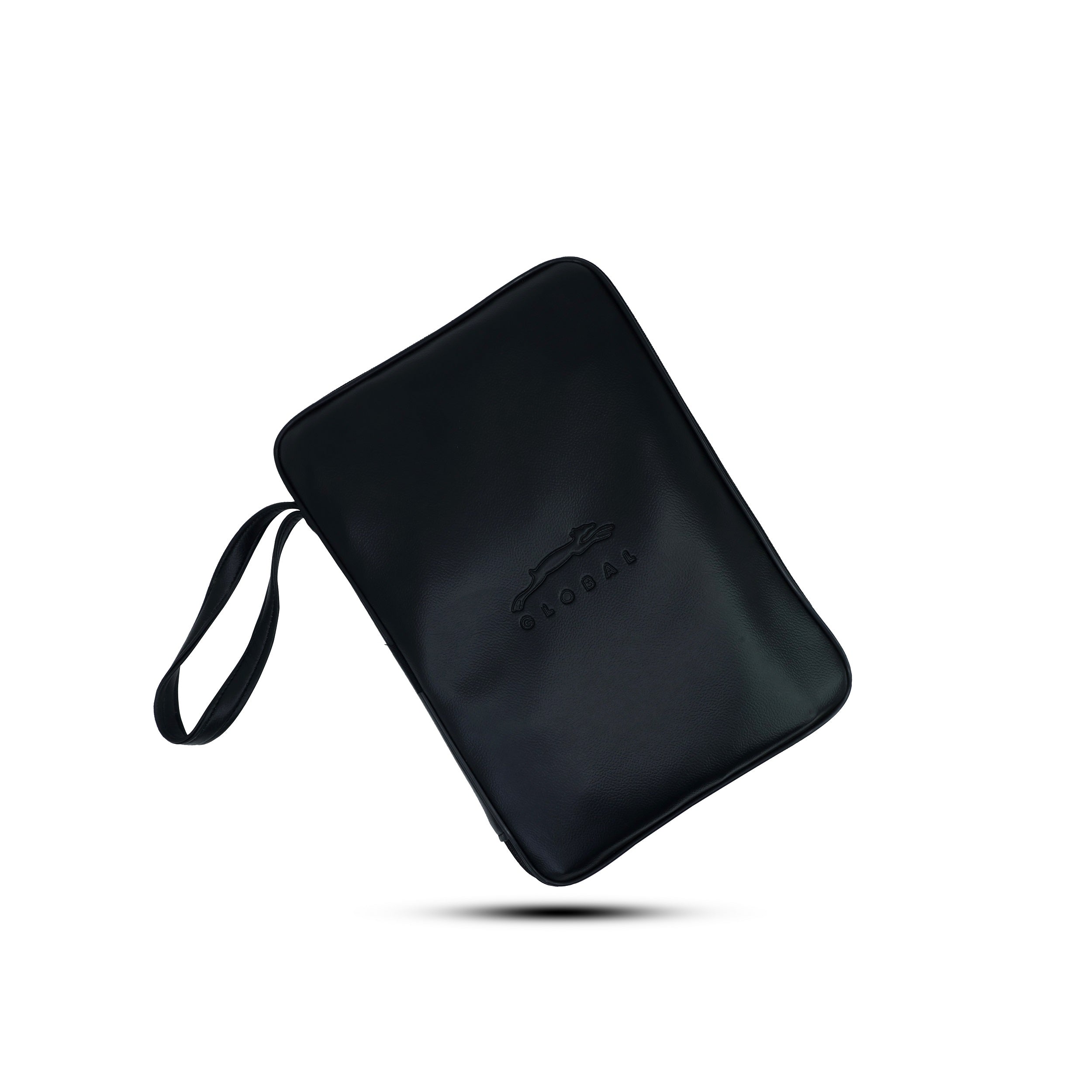 STAG GLOBAL Table Tennis Vegan Leather Case with Black Wooden  Box Bat Cover Free Size : Not Included Bat & Balls
