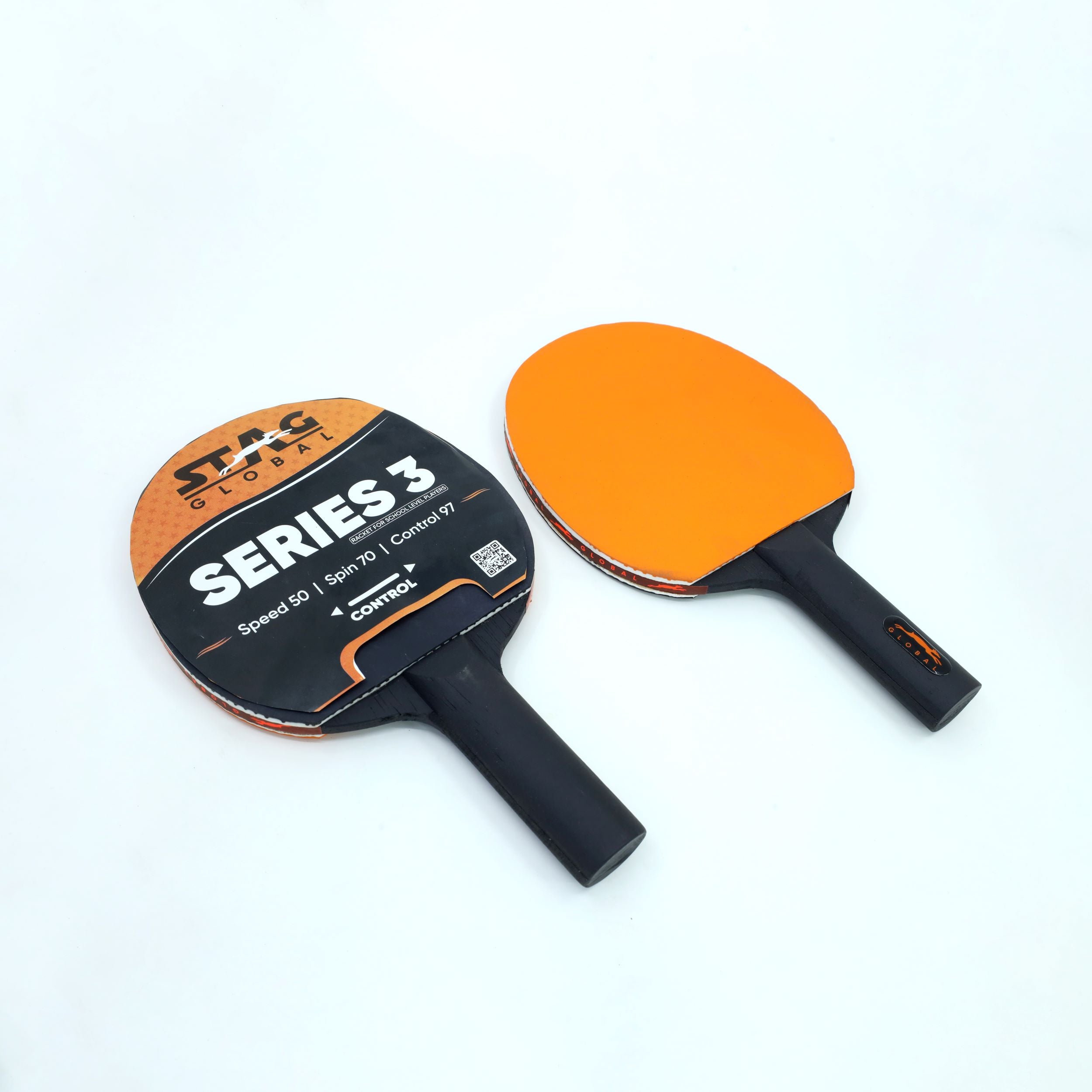 STAG GLOBAL Series 3 Table Tennis Playset (2023 Model)  2 Racquets & 3 Balls
