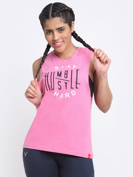 Invincible Women's Stay Humble Deep Armhole Tank Top | K.L. Mahajan & Sons (Invincible)