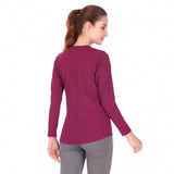 Push The Limits Tshirt For Women FS (Plum)