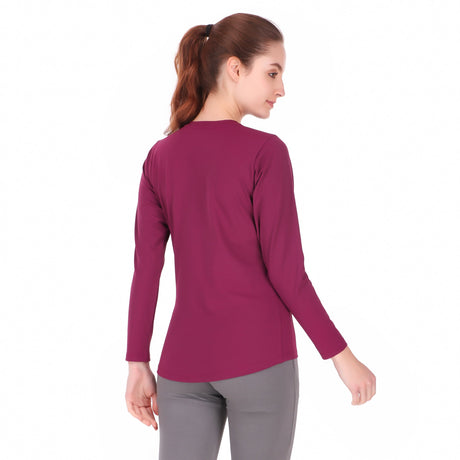 Push The Limits Tshirt For Women FS (Plum)