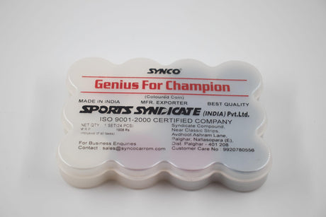 Synco Genius for Champion Colored Carrom Coins