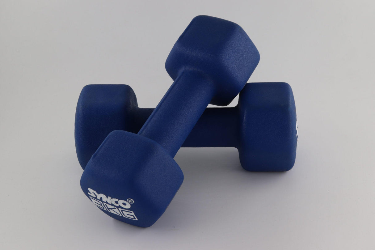 Synco Blue Dumbbell Pair (2 x 3 KG)