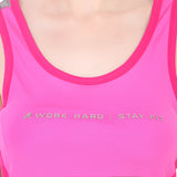 T-Back Sleeveless Tshirt For Women (Pink)