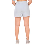 Cotton Lounge Shorts For Women (Sky)