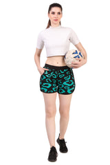Gym & Running Shorts For Women (Gradient Print)