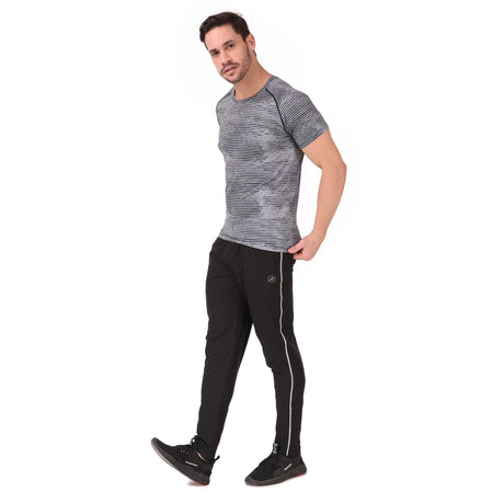 Performance Tshirt For Men (Abstract Grey)