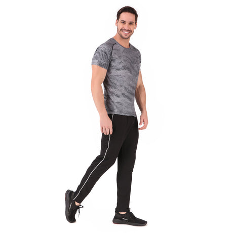 Performance Tshirt For Men (Abstract Grey)