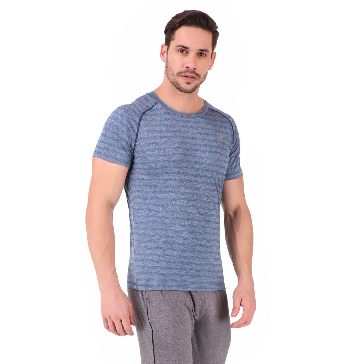 Performance Tshirt For Men (Havelock Blue)