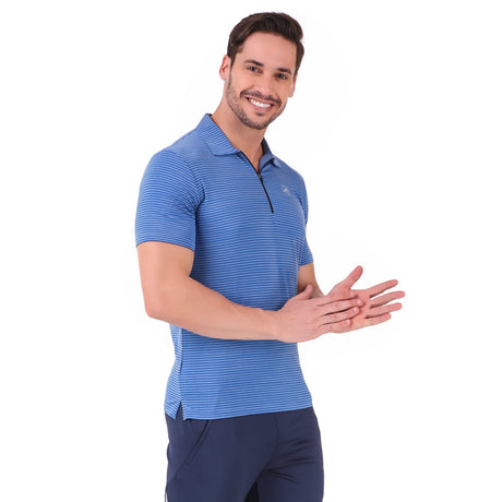 Performance Polo Tshirt For Men (Royal Blue)
