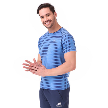 Performance Tshirt For Men (Royal Navy Stripes)