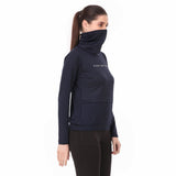 Performance Cowl Neck Tshirt For Women FS (Oxford Blue)