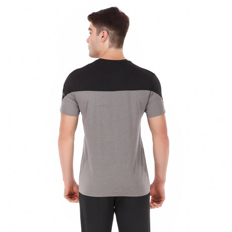 Performance Tshirt For Men (Grey/Black)