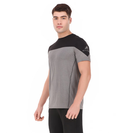 Performance Tshirt For Men (Grey/Black)