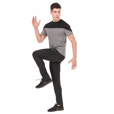 Performance Tshirt For Men (Grey/Black)