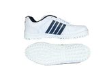 Fenta BRAVO: Stylish White PU-PVC Work Shoe with Non-Marking PVC Sole
