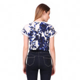 Cotton Crop Top For Women (Floral Print)