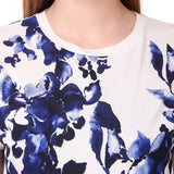Cotton Crop Top For Women (Floral Print)
