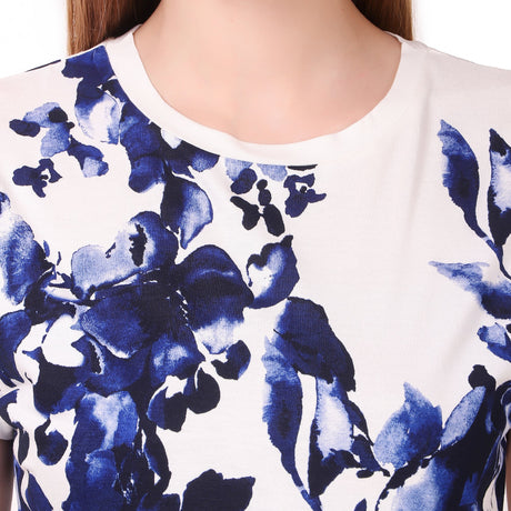 Cotton Crop Top For Women (Floral Print)