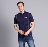 STAG GLOBAL Crossover Men's Solid Athletic fit Polo T-Shirt | Solid Sportswear for Active & Casual Use