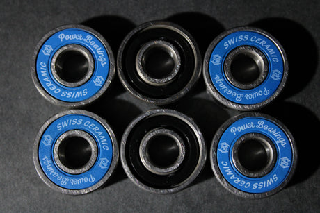 Power Bearings Swiss Ceramic 627 Quad Skate Speed Bearings