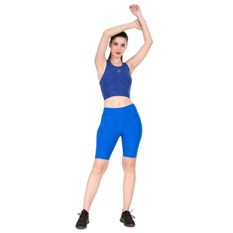 Performance Sports Bra (Blue Dots)