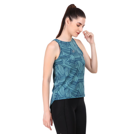 Chic Back Cut Sleeveless Tshirt For Women (Tiffany)