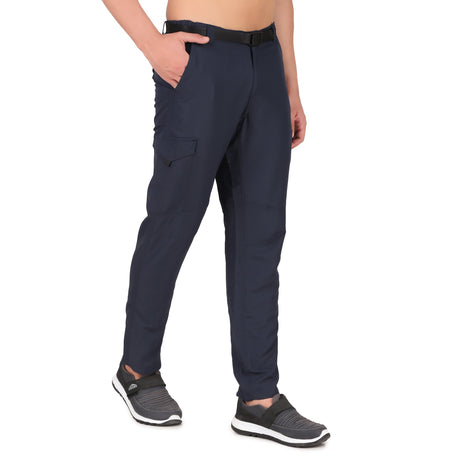 Quick Dry Cargo Pants For Men (Navy Blue)