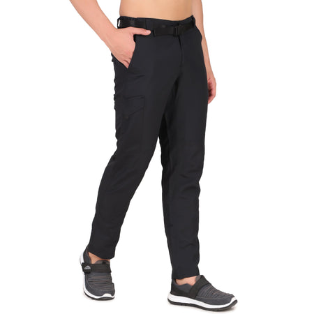 Quick Dry Cargo Pants For Men (Black)