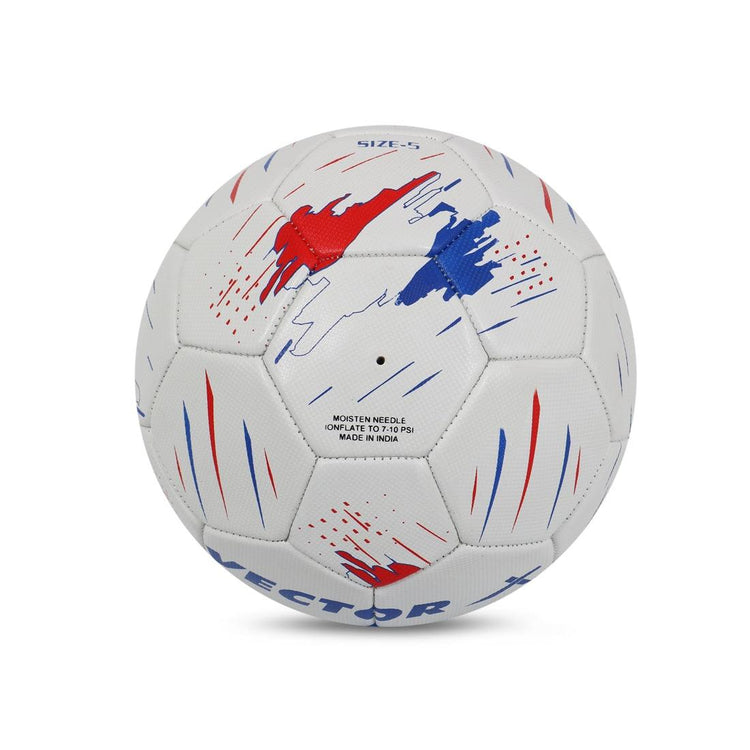 VECTOR X France Machine Stitched Embose PVC Football - (Pack of 1)