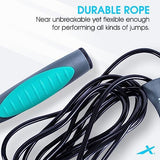 Vector X IR-97132 Skipping Jump Rope for Speed Skipping. Lightweight Jump Rope for Women, Men, and Kids(Pink-Grey)