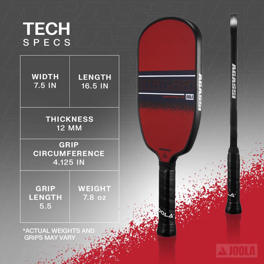 JOOLA Agassi/Graf Champion Pickleball Paddle Set