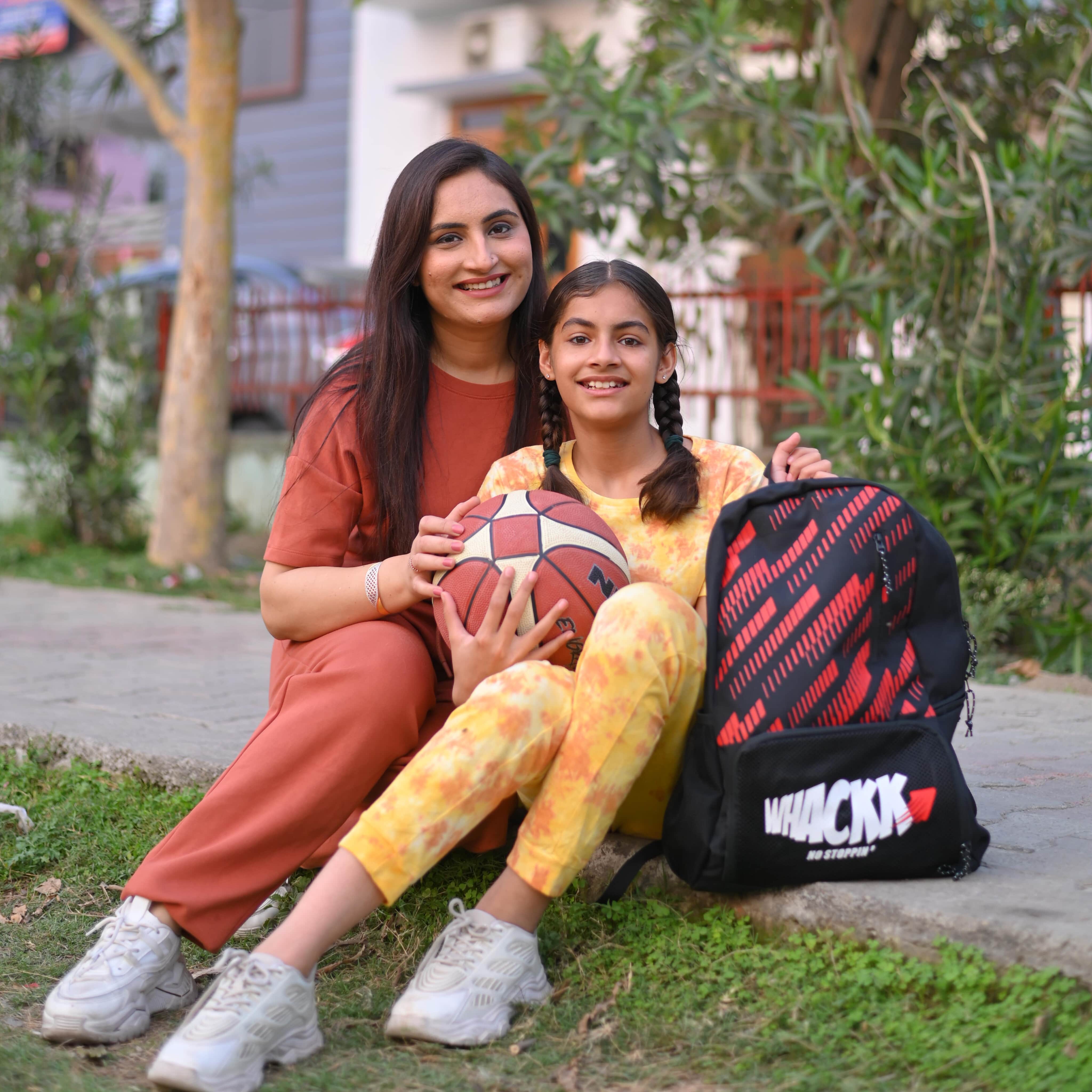 Thunderbolt 28L Blue Printed |Football Basketball Volleyball Equipment Backpack Bag|Kit Bag|Soccer Bag|Boys Kids Adult Men|Mesh Shoe or Ball Pocket|Bottle Holder| Easy Access Pocket