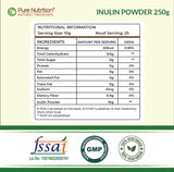 Inulin Powder Prebiotic Fiber 250g | Gut Health & Digestive Support