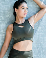Invincible Women's Front Hole Sports Bra